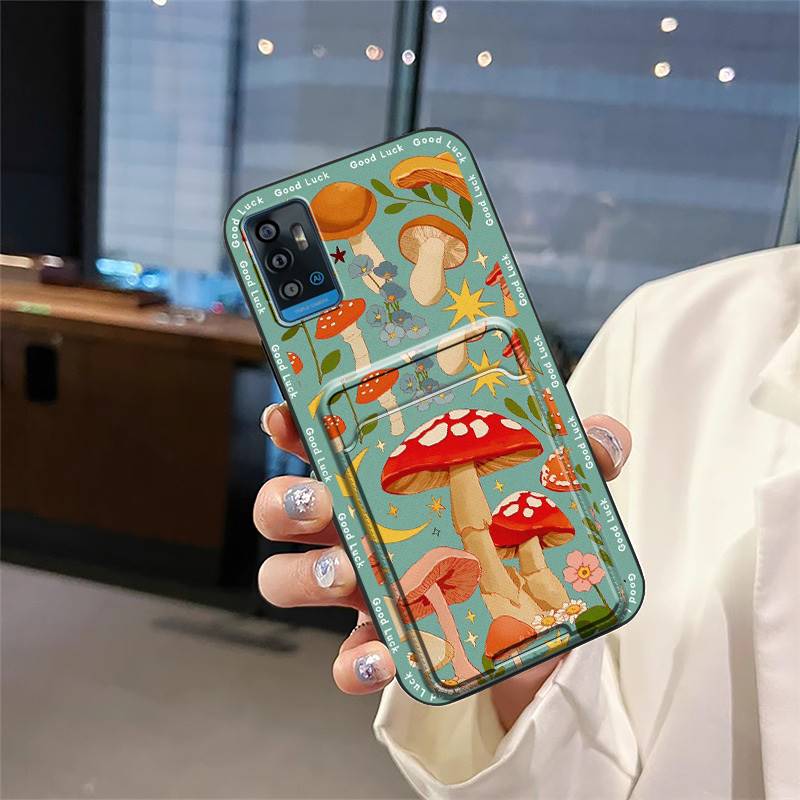 Защитный прочный чехол для телефона ZTE Blade A71 Устойчивый к грязи Мягкий ТПУ чехол Полная защита Слот для карт Водонепроницаемый Милый мультяшный