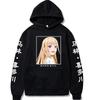 Women Autumn Winter Casual Sportswear Marin Kitagawa Anime Hoodie Ultra Long Sleeved Street Sports Fleece Jogging Sweatshirt