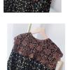 Spring and Autumn Lace Piece Hollow Lace Fake Collar Versatile Decorative Silk Scarf Collar Shawl Neck Protection