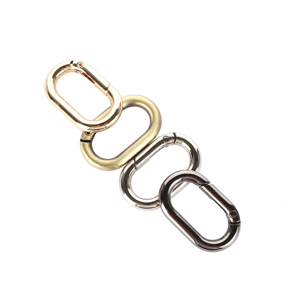 Outdoor Camping Tool Oval Climbing Clip Keychain Ring Buckle Hook Carabiner