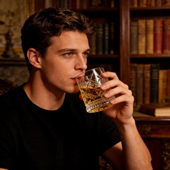 Вращающийся на 360 градусов винный бокал 280 мл Поворотный стакан для виски с подставкой Бессвинцовый стакан для снятия стресса и ароматизации Уникальный подарок на день рождения