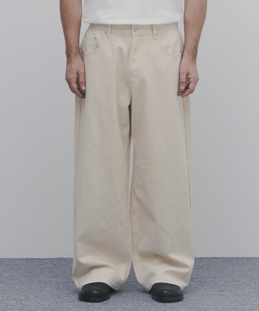 ANDAGAIN Big Boy Pants (Ivory