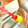 1pcs Practical Cleaning Glass Cup Brush Suitable Home Kitchen Soft Sponge Brush Tools Kitchen Wash Bottle Clean Supplies Random