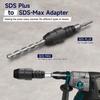 1 шт. Переходник SDS Plus на SDS Max Адаптер для дрели Адаптер для перфоратора Инструмент-коннектор Портативный коннектор для ударных бит Инструмент