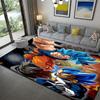 Dragon Ball Goku vs Vegeta Printed Carpetanime soft washable cartoon floor carpet