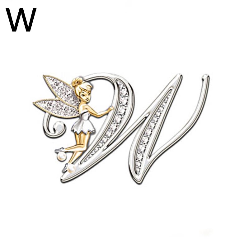 1PC Fashion Brooches Alphabet A-Z Corsage Handmade Gift Exquisite Jewelry Accessories KTY