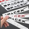 Car Original ABS Letter Logo Rear Tailgate Trunk Emblem Stickers For Tesla MODEL 3 MODEL Y SpaceX DUAL MOTOR Model S Model X
