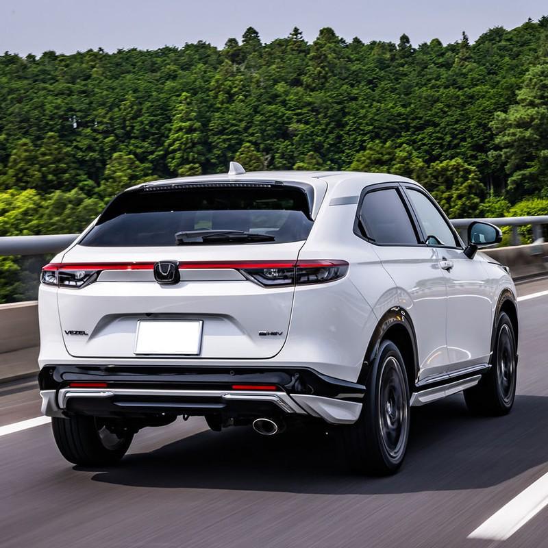 Совместимый комплект обвеса для Honda Binzhi HRV/VEZEL/XRV 21-25: Задний диффузор, Передний сплиттер, Пороги, Задний спойлер, Решетка радиатора.