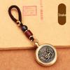 Брелок для автомобиля из латуни с изображением знака зодиака: Креативный, унисекс кулон в подарок