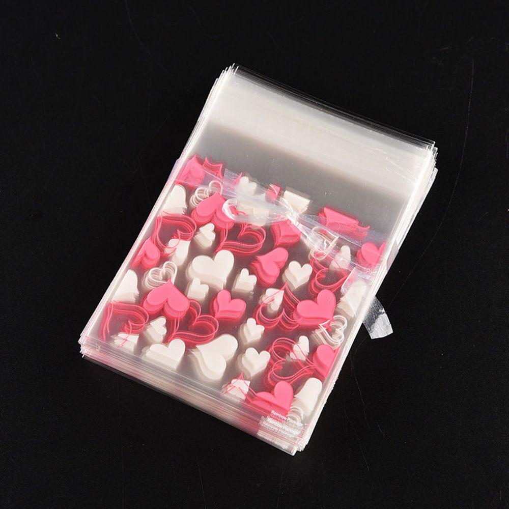 100 шт. подарочная свадебная мини-самоклеящаяся упаковка для конфет печенье упаковка мешок из полипропилена