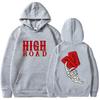Koe Wetzel Damn Near Normal Tour Худи Свитшоты с графическим принтом High Road Худи Streetwear Хип-хоп Одежда