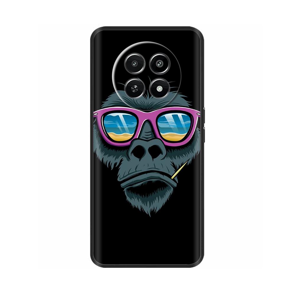 Крутой чехол-череп для Realme 12 5G Funda Мягкая силиконовая задняя крышка Мультяшные противоударные чехлы для Oppo Realme 12X realme12 Сумки Чехол