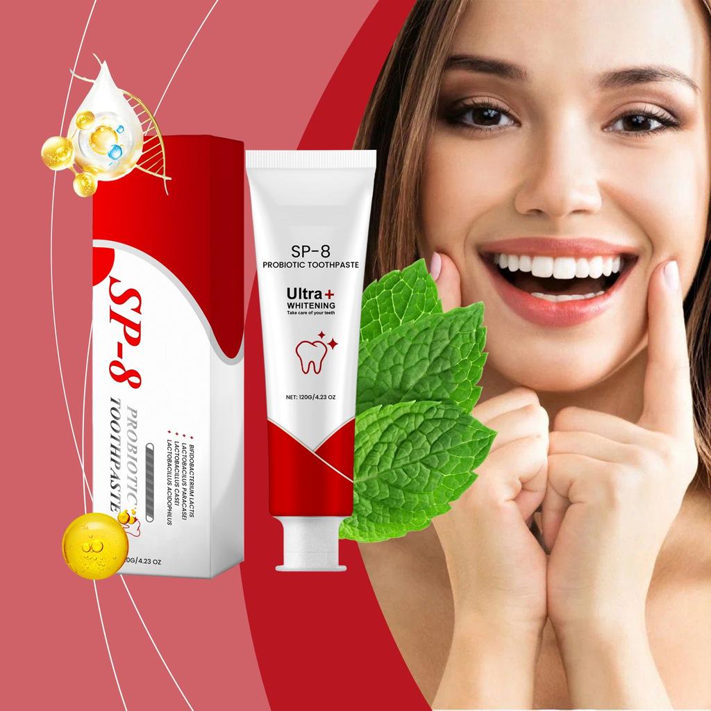 Probioticsto Remove Halitosis Toothpaste Deep Clean Care Teeth Oral Care Whitening Stains Mint Toothpaste