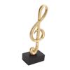 Music Note Sculpture Music Note Shape Elegant Simple Resin Music Note Table Sculpture for Office