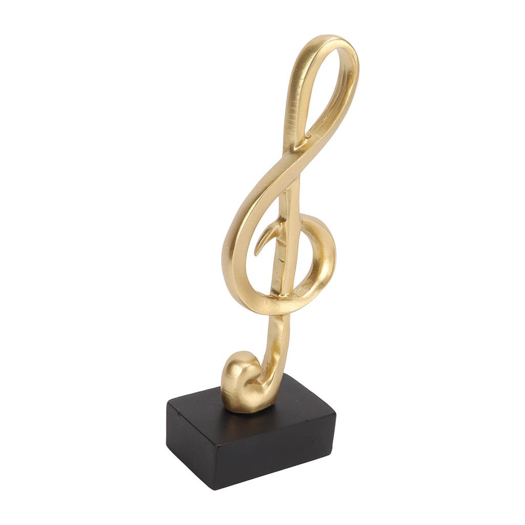 Music Note Sculpture Music Note Shape Elegant Simple Resin Music Note Table Sculpture for Office