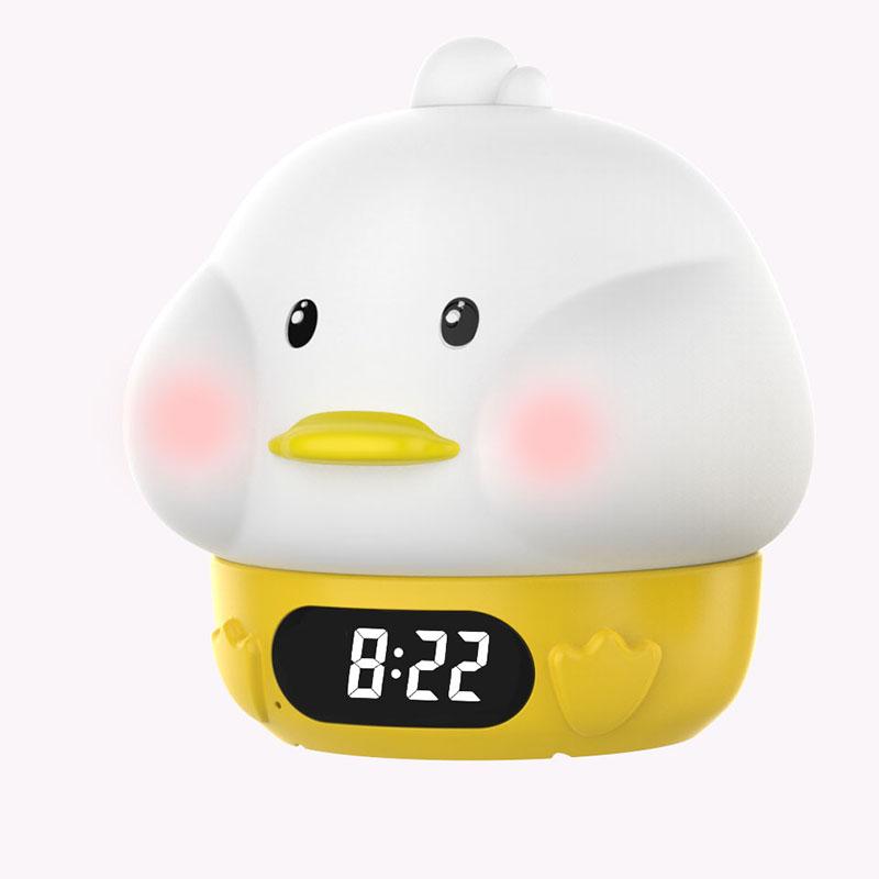 Digital Alarm Clock Children Wake Up Lamp Night Light Rechargeable Alarm Clock Lamp for Bedroom Room Decor