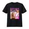 Винтажная футболка Regina George 2000-х для фанатов телешоу Стильный ретро-дизайн Винтажная стирка Графический повседневный модный