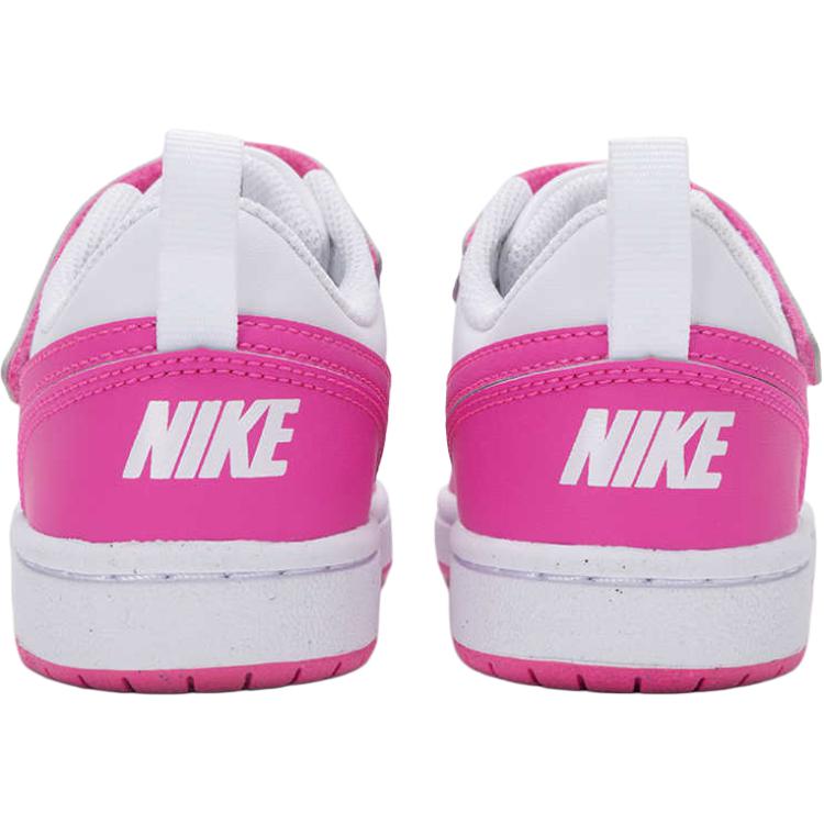 Nike Court Borough Low Recraft PS Laser Fuchsia Kids Sneakers Pink White DV5457-123