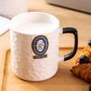 Японская керамическая кружка с вертикальной полоской - Простая, креативная, универсальная чашка для дома или офиса