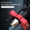 Motorcycle Handlebar Lock Handlebar Brake Handle Solid Lock Imitating Steal Lock Pull Rod ATV Dirt Street Bikes Anti Theft