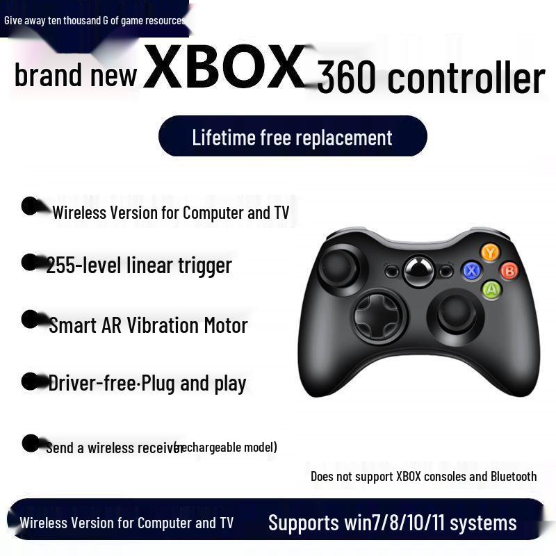 Universal Wired Controller with Linear Trigger for Gaming on PC and TV