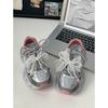 Spring New Platform Pearl Lace Sports Dad Shoes 1772B