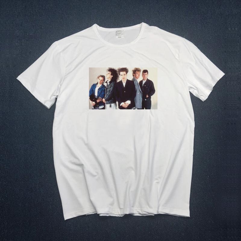 Men Tops The Cure T Shirts Men Casual Men Robert Smith T Shirts Short Sleeve