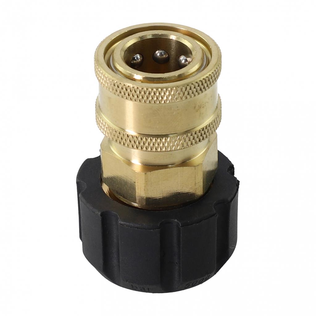Quick Connector To M22 14/15 3/8 5000psi Adapter Brass