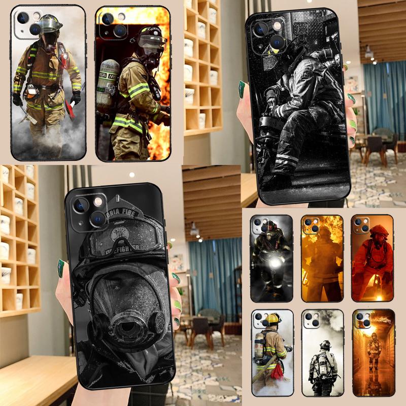Firefighter Heroes Fireman Cool Case For OnePlus 13R 12R 10R 13T 10T 11 12 13 15 OnePlus Nord 5 CE 2 3 4 Lite N20 N30 Cover