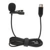 Wireless Lavalier Microphone ‑34dB Metal Lapel Mic for Insta360 ONE R Type C Smartphone 1.5M