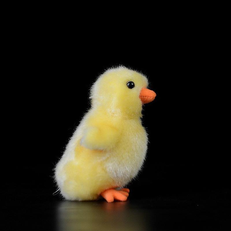 Cute Yellow Chicken Plush Doll Simulation Yellow Chicken Plush Toy Farm Animals Plush Toys