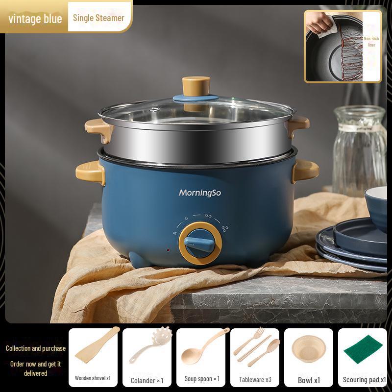 Multifunctional Mini Electric Hot Pot for One-Person Cooking