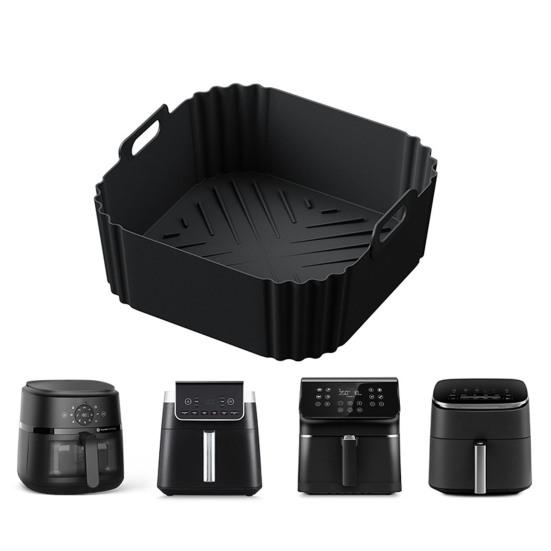 Универсальный силиконовый вкладыш для аэрофритюрницы, многоразовый антипригарный коврик для Ninja, безопасный для посудомоечной машины, аксессуар для аэрофритюрницы