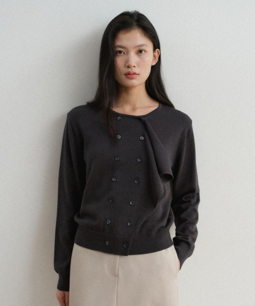 TOWAV Chell Drape Knit_Charcoal