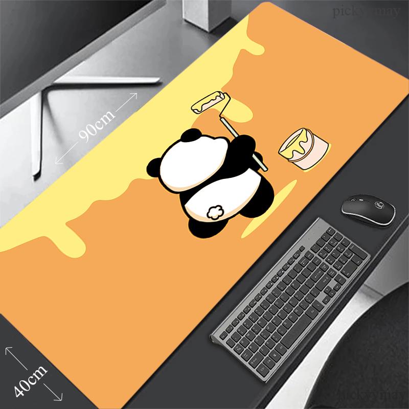 Panda xcm XXL Коврик для мыши с заблокированным краем Большой игровой коврик для мыши Настольный коврик Коврик для мыши Настольный коврик Beast Для подарка Коврик для мыши