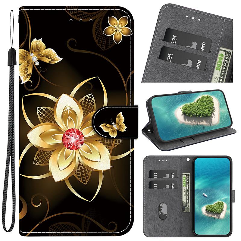 Чехол-книжка с подставкой для Honor Play 60 Plus 9T 5G 200 Smart 200 400 Lite 200 Pro 5G, чехол-кошелек с рисунком