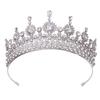 New Zircon Bridal Crown Head Jewelry Alloy Rhinestone Atmospheric Palace Wedding Headband Accessories Crown