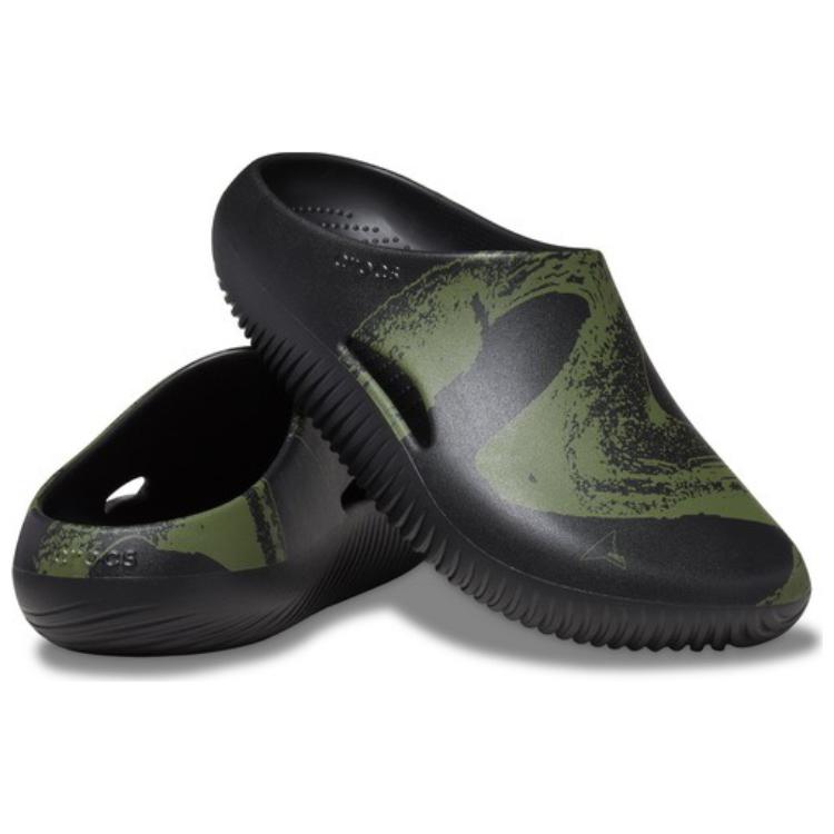 ROA X Crocs Mellow Clog Vacation Nostalgia Unisex Sneakers Black Multi 209388-0C4