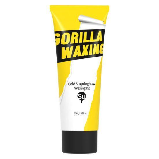GORILLA WAX Cold Sugaring Wax Waxing Kit That Can Be Used Without Heating