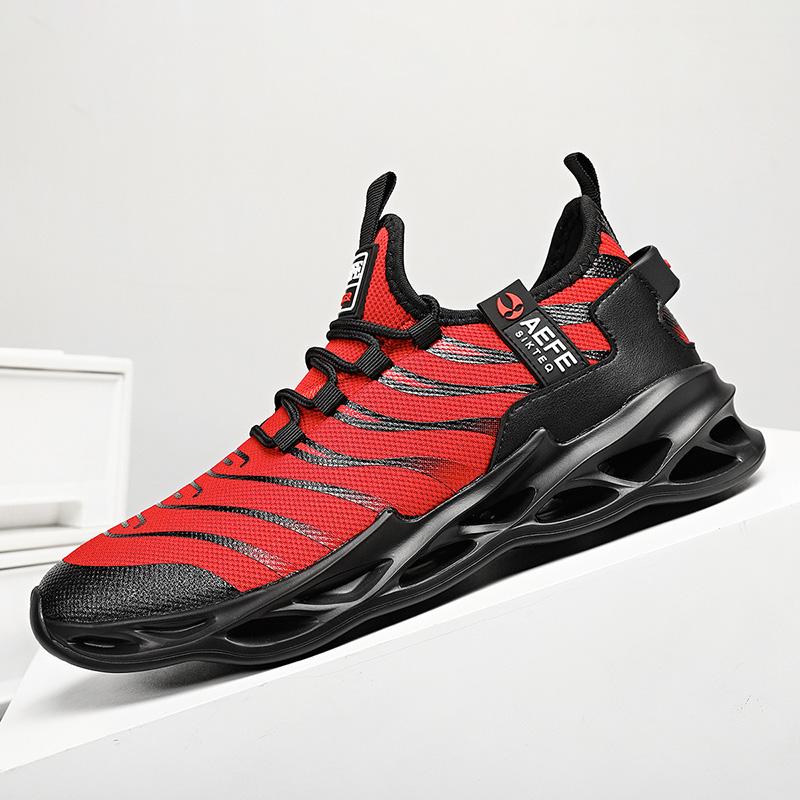 Летняя обувь большого размера, дышащая мужская обувь, летающая сетчатая обувь для бега, кроссовки