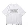 Japanese Tokyo Neighborhood Craft with Pride Men T-shirt Black White NBHD Cotton Loose T Shirt MenTops Tee 71230