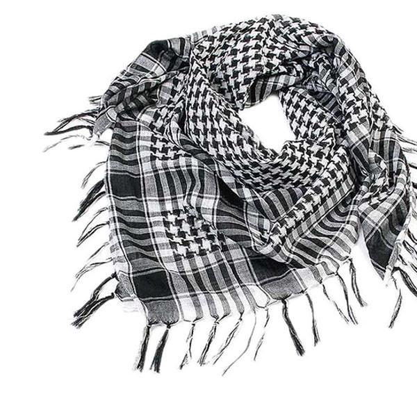 1PC Unisex Fashion Women Men Arab Shemagh Keffiyeh Palestine Scarf Shawl Wrap