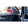 Для Hyundai Tucson    Автоаксессуары ABS Хром Внутренняя отделка Треугольная накладка на переднюю дверь Отделка стойки А Рамка для аудиосистемы