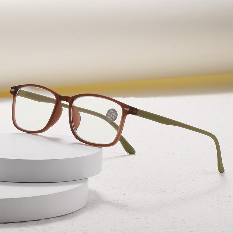 Square Anti-Blue Light Women Reading Glasses Men Plastic Computer Hyperopia Presbyopia Women Reading Eyeglasses +1.0 +1.5 +2.0