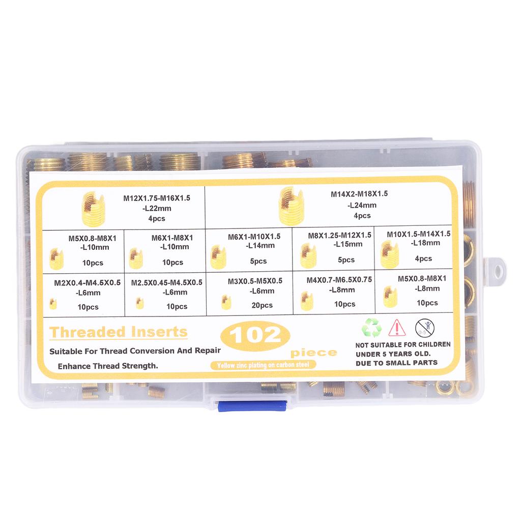 102 шт. Саморезы с резьбой М2?Инструмент для быстрого ремонта арматуры из высокоуглеродистой стали M14