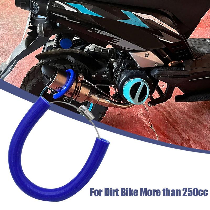 Motorcycle Silicone Anti-Scalding Protect Ring Exhaust Pipe Heat Shield Cover Motorbike Accessory for Dirt Bike More Than 250cc