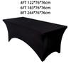 Universal High Stretch Tablecloth Washable Bed Cover Black Rectangular Table Cloth  Beauty Massage