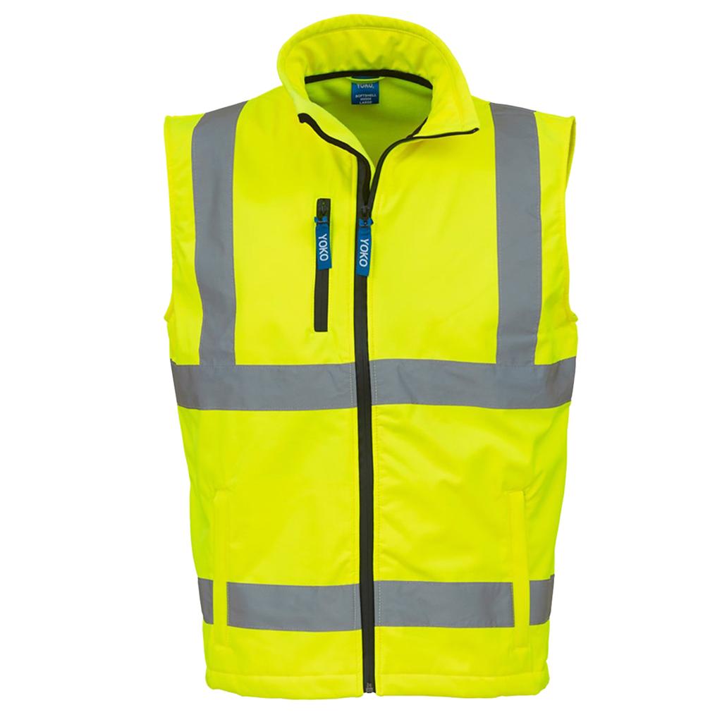 Yoko Мужское теплое боди/рабочая одежда Hi Vis Softshell (2 шт. в упаковке)