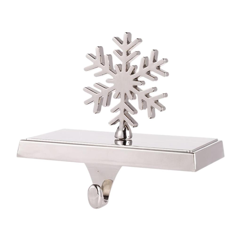 Sturdy Iron Christmas Stocking Hook Nonslip Mantle Hanger for Pub Cafe Shelf Tabletop Xmas Party