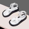 Fashion AIYUQI Sandals Women Genuine Leather 2025 Summer New Clip Toe Sandals Ladies Roman Women Shoes Muffin Sandals WHS MTO